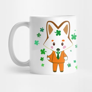 on St. Patrick’s Day boy Flash Mug